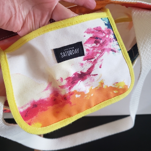 Kate Spade Saturday 3 Way Tie Dye Canvas Shoulder Bag O/S - Picture 7 of 14